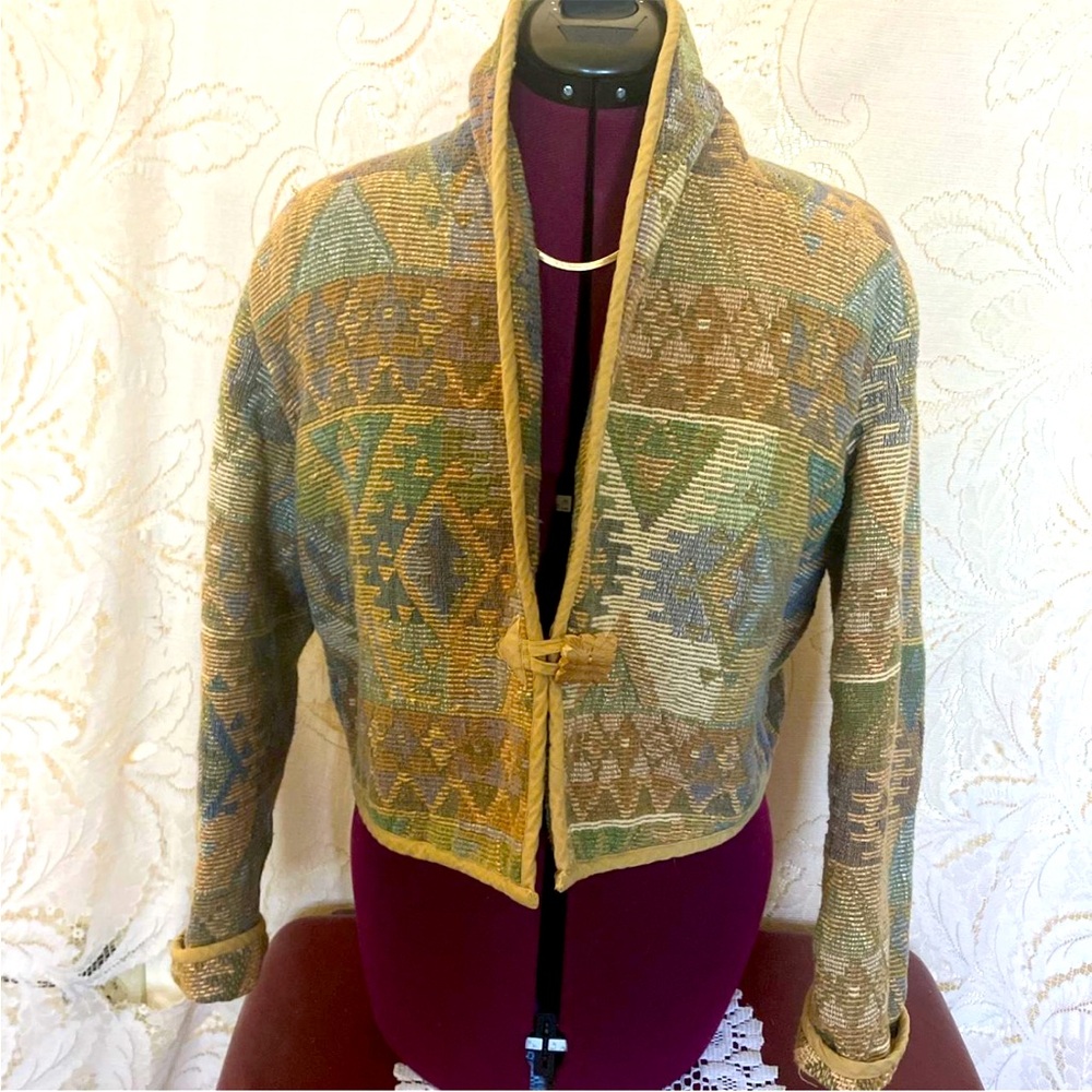 One of a kind 100% cotton vintage cardigan